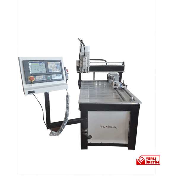 LM-R50-4X 4 Eksen Mini CNC Router Makinesi
